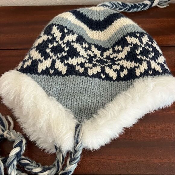 Himalaya Collection Hand Made Wool Hat with Faux Fur Lining. Great Condition! - Picture 3 of 10